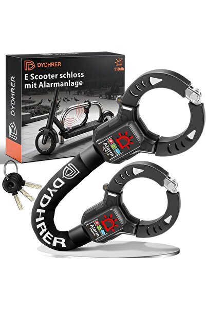DYDHRER Αντικλεπτική κλειδαριά για ποδήλατα και ηλεκτρικά σκούτερ με συναγερμ...