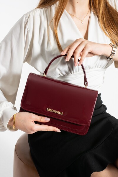 MissPapatya LAVINYA Γυναικεία τσάντα χειρός και ώμου από δερμάτινο δέρμα μπορ...