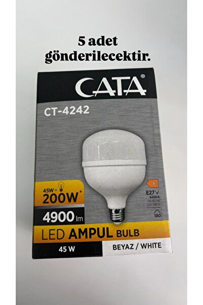 Cata CT-4242 45W BEYAZ İŞİK LED AMPUL