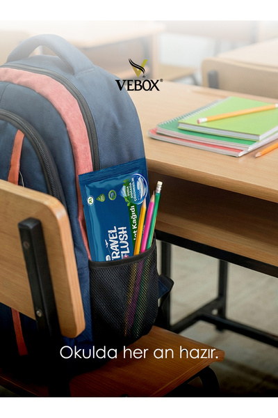 VEBOX Islak Tuvalet Kağıdı Tekli %100 Selüloz Yeni Formül Suda Çözünen Tuvalete Atılabilen