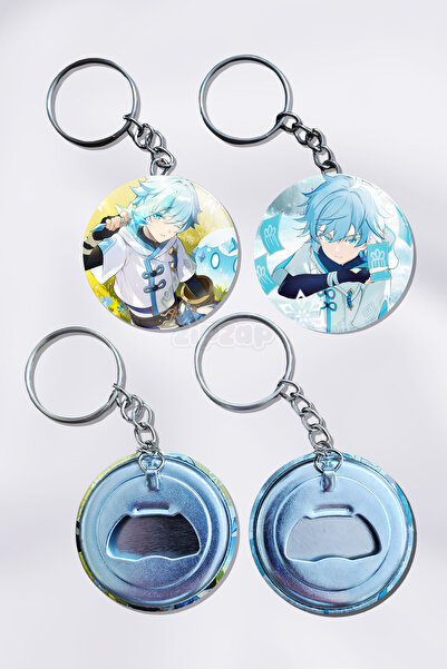 ZipZap Στολίδι τσάντας Chongyun Genshin Impact με μπρελόκ (2 ΤΕΜ)