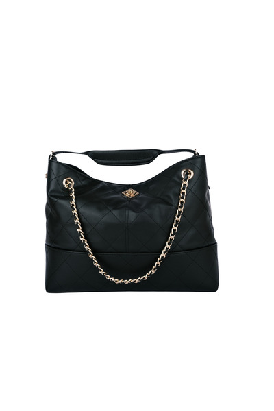 LAMBERTİ Shopping Bag Nubuk Suni Deri Kadın Zincirli Omuz Çantası 210126