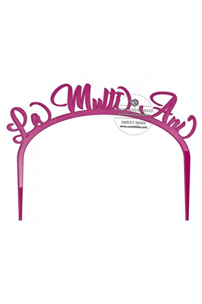 Decoratiuni Dulci Τόπερ Λα Μούλτι Άνι Αρκ, πλέξι - Ματζέντα