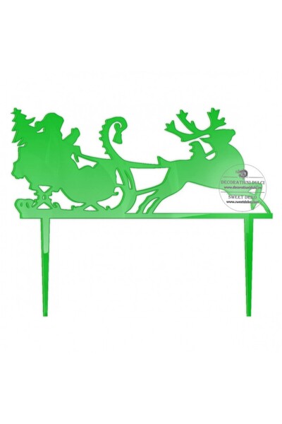 Decoratiuni Dulci Διακοσμητικό τούρτας Μος Κράτσιουν πε σάνιε - Πράσινο καθρε...