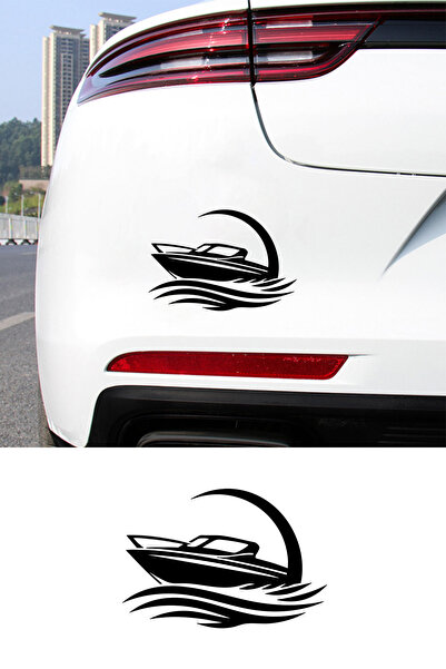 MIGNATIS Speedboat Auto Sticker - Marine Boat Vehicle Windshield Sticker 15X10Cm
