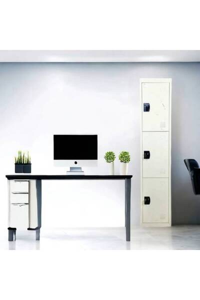 Al Saadah Home 3 Door Steel Cupboard