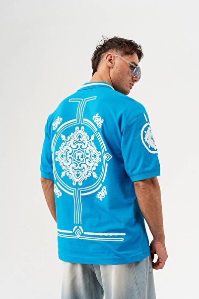 go gang own Μπλουζάκι Oversize με λεπτομέρεια κεντήματος Stonepath και λαιμόκ...
