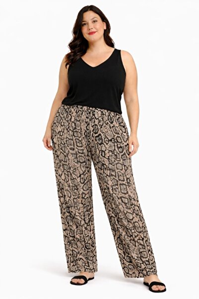 CNG MODA Καλοκαιρινό παντελόνι Plus Size