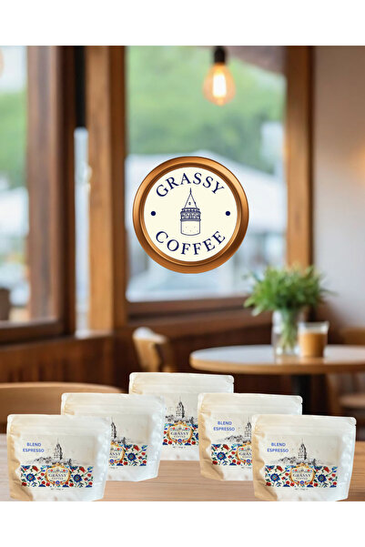 Espresso Blend 5x250g (1250g) Öğütülmüş Kahve Taze Kavrulmuş Yoğun Aroma