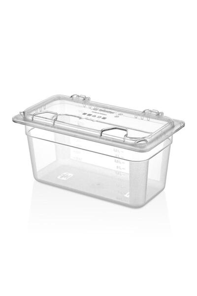 GastroPlast Gn 1/3 Polycarbonate Hinged Gastronorm Tub Cover