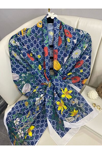 Oxygen Scarfs Floral Pattern Cotton Soft Shawl 65355