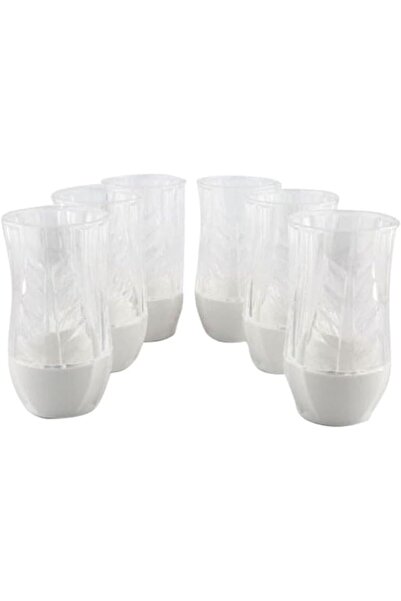 Generic Al Saif Luxury Acrylic Water Cup Set, 2-piece style, 6 pieces, plain ...