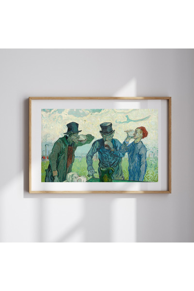 Kosinüs Reklam Vincent van Gogh Poster-The Drinkers
