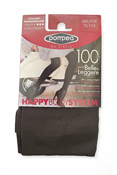 Pompea Dresuri Damă 100 Den Ultra-Opace cu Efect de Masaj, dresuri groase