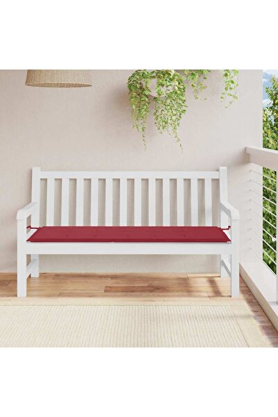 vidaxl Μαξιλάρι Πάγκου Κήπου Μπορντό 150 x 50 x 3 εκ. Ύφασμα Oxford