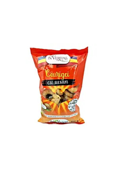Inveritas Bio Pretzels cu susan 100g