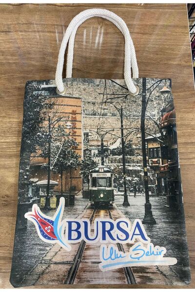 desio BURSA TRAMVAY DESENLİ OMUZ ÇANTASI