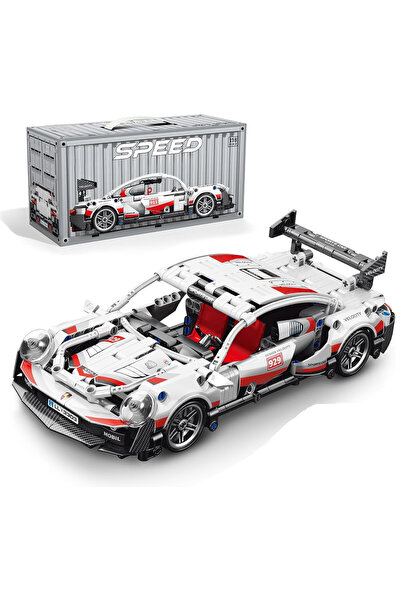 MJ TOYS Lego Porsche 911 Yarış Arabası Lego Araba Yapı Blok Oyuncak Araba - 5...