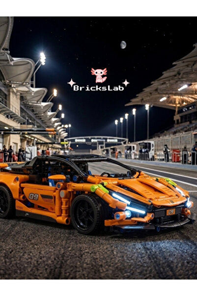 Bricks Uzaktan Kumandalı Mini Yarış Arabası Seti – RC Spor Araba Lego Uyumlu ...