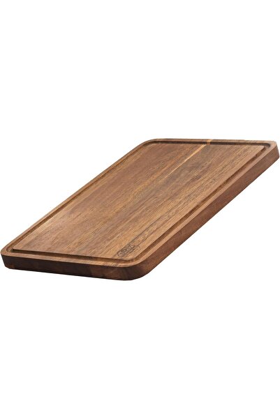 Generic Rectangular bamboo wooden cutting board with double-sided non-slip su...