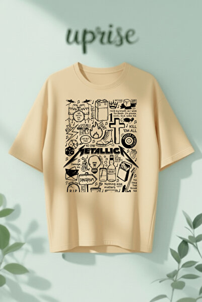Vordevia Metallica Printed Cotton Oversize T-Shirt