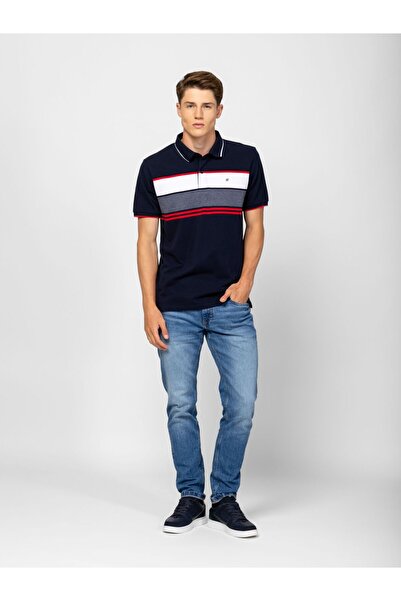 Heavy Tools Tricou polo bărbătesc DRUMW25 albastru închis M