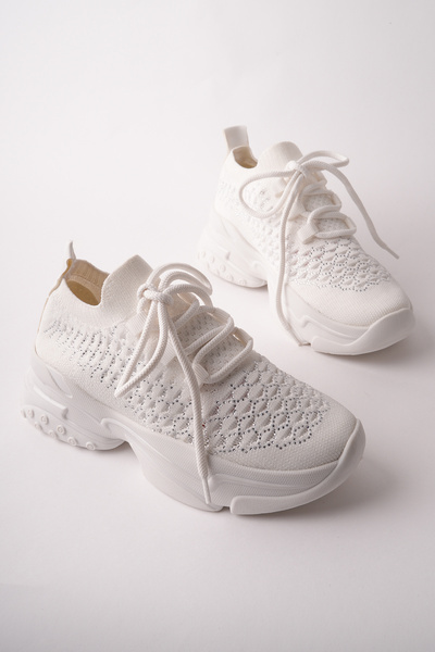 Madam Tarz KCL-SP2024 Tricotaj cu talpă aerată, cu pietre, pentru sport