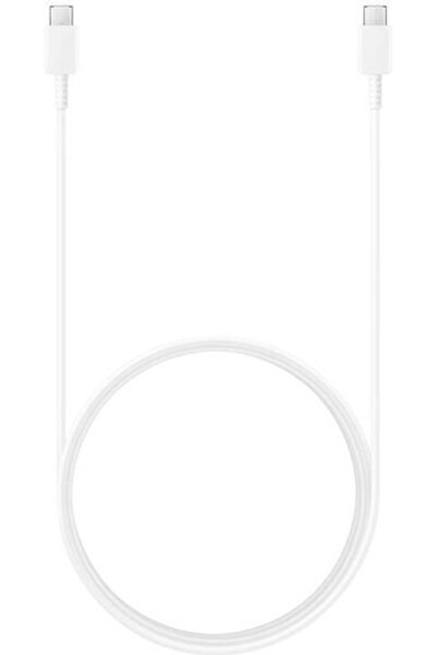 Samsung EP-DX310JWE Καλώδιο Δεδομένων USB-C/USB-C 3A 1.8μ Λευκό (Χύμα)