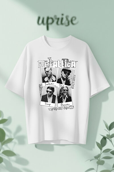 Vordevia Μπλουζάκι Oversize από βαμβάκι με στάμπα Metallica