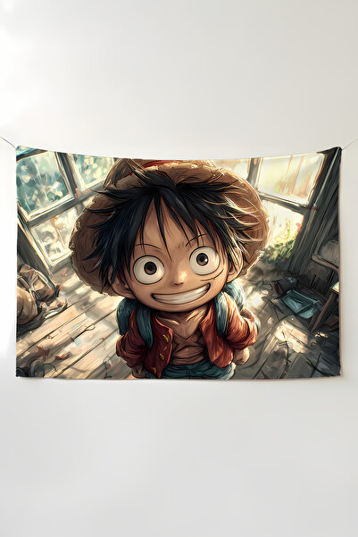Charmbi Κάλυμμα τοίχου Luffy One Piece – Μεγάλη ταπετσαρία τοίχου, διακόσμηση...