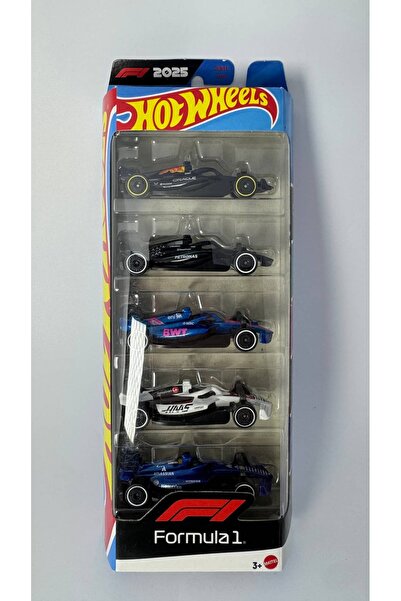 HOT WHEELS Formula 1 Serisi 2025 5 li Paket Model Araba