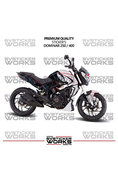 ARONA Bajaj Dominar 250 / 400 Kaplama Sticker Venom Design Motor Kaplama Mode...