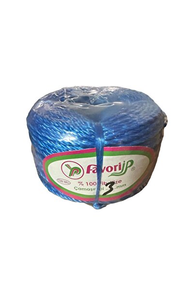 Favori İp Halat FH03 PP Naylon Burgulu Örgü Çamaşır İpi - Mavi - 100 Metre - ...