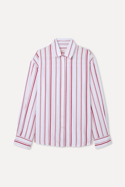 Mudo Striped Oversize Long Sleeve Shirt