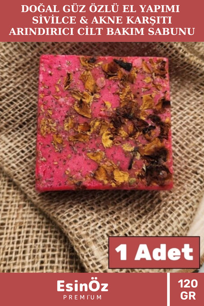 EsinÖz # Natural Herbal Handmade Soap with Beautiful Fragrance, Anti-Acne Pur...