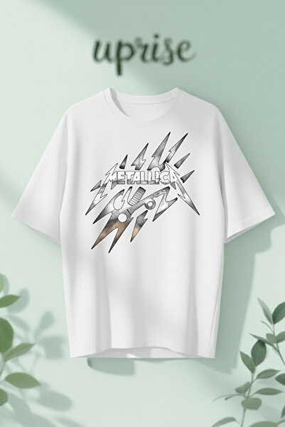 Vordevia Μπλουζάκι Oversize από βαμβάκι με στάμπα Metallica