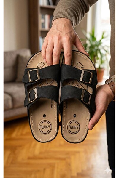 Twigy Papuci ortopedici confortabili pentru bărbați, cu suport pentru călcâi ...