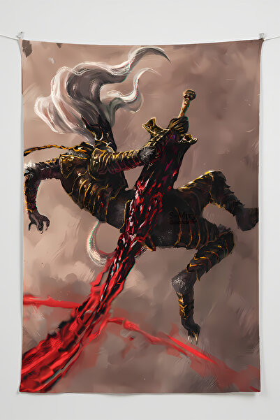 Charmbi Κάλυμμα τοίχου Elden Ring Maliketh Gamer – Σχέδιο Anime & Fantasy, Δι...