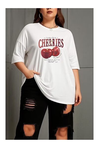 ZİYMO Μπλουζάκι με στάμπα κεράσια
