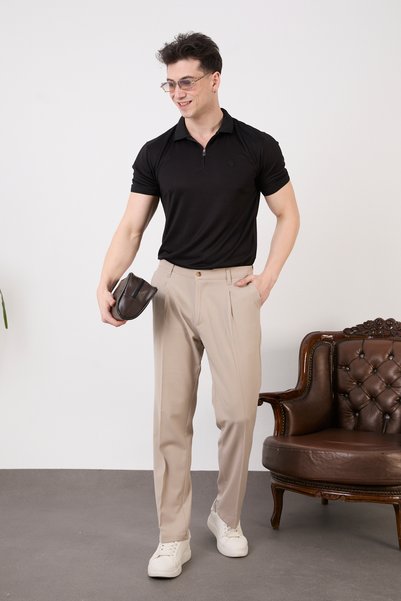 SEASON COAT Men's Bagy Fabric Pants