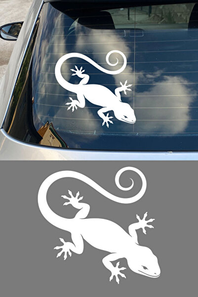 New Jargon Lizard Silhouette Sticker - Car Sticker - Motorcycle Helmet Sticke...