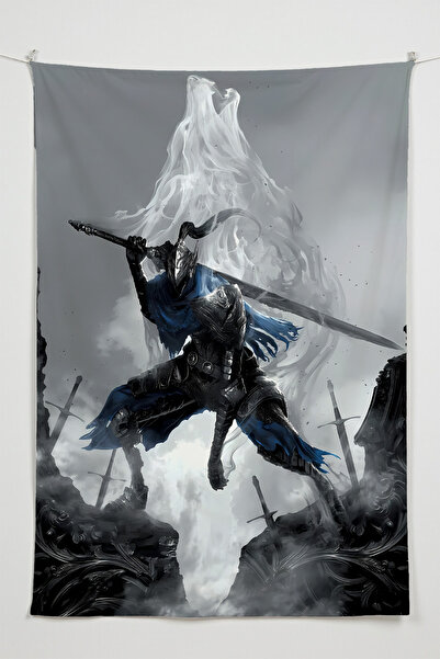 Charmbi Κάλυμμα τοίχου Anime Knight Artorias – Υπερμεγέθης ταπετσαρία διακόσμ...