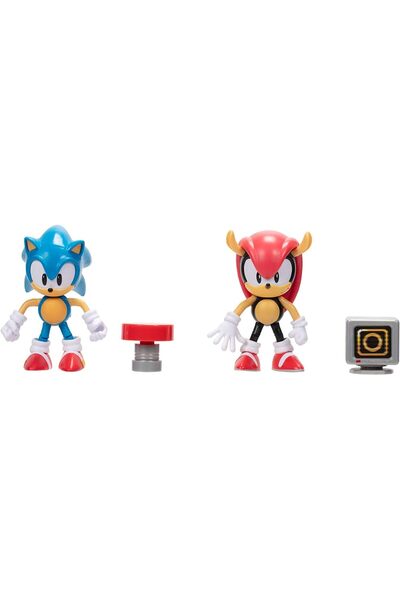 SONIC THE HEDGEHOG 2-Pack 4inch Classic Sonic & Mighty 41556