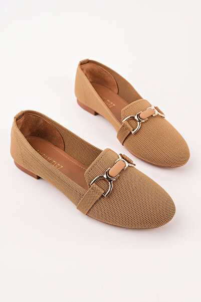 Madam Tarz JBR-T4 Πλεκτές Μπαλαρίνες με Επίπεδη Σόλα και Πόρπη