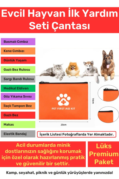 Kozera #İlkYardımSeti Kamp Seyahat Günlük Dolaşım Piknik Evcil Hayvan Kedi Kö...