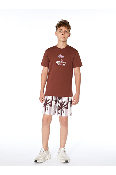 Elsima Men's Waiter Boy Short Sleeve Shorts Pajama Set Summer