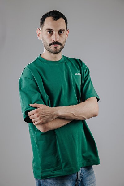 Snugface تيشيرت رجالي كبير الحجم من ذا ستراب، أخضر، SF15-5GRN، مقاس-L