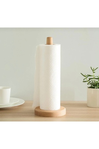 Armoni Wooden Roll Napkin Holder-Paper Towel Napkin Holder