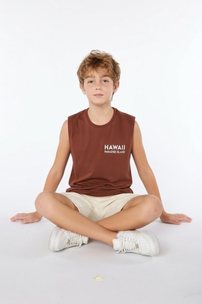 Elsima Men's Waiter Boy Athlete Shorts Pajama Set Summer