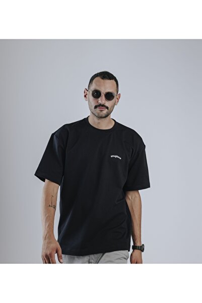 Snugface The Printed Oversized Mens Tshirts, Black, SF15-3BLK , Size-S